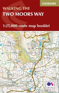 Two Moors Way Map Booklet - Viccars, Sue