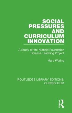 Social Pressures and Curriculum Innovation - Waring, Mary