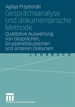 Cover Gesprächsanalyse und dokumentarische Methode (eBook, PDF)