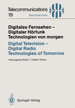 Cover Digitales Fernsehen - Digitaler Hörfunk Technologien von morgen / Digital Television - Digital Radio Technologies of Tomorrow (eBook, PDF)