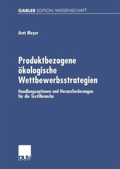 Produktbezogene ökologische Wettbewerbsstrategien (eBook, PDF) - Meyer, Arnt