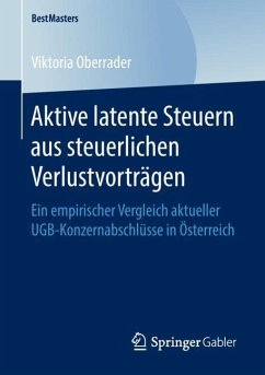 Aktive latente Steuern aus steuerlichen Verlustvorträgen - Oberrader, Viktoria