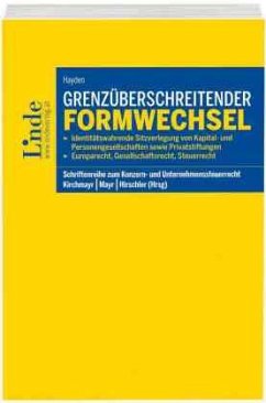 Grenzüberschreitender Formwechsel (f. Österreich) - Hayden, Tobias