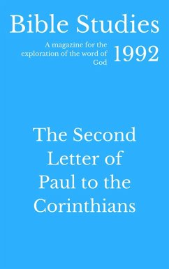 Cover Bible Studies 1992 - The Second Letter of Paul to the Corinthians (eBook, ePUB)
