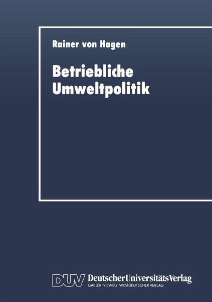 Betriebliche Umweltpolitik (eBook, PDF)