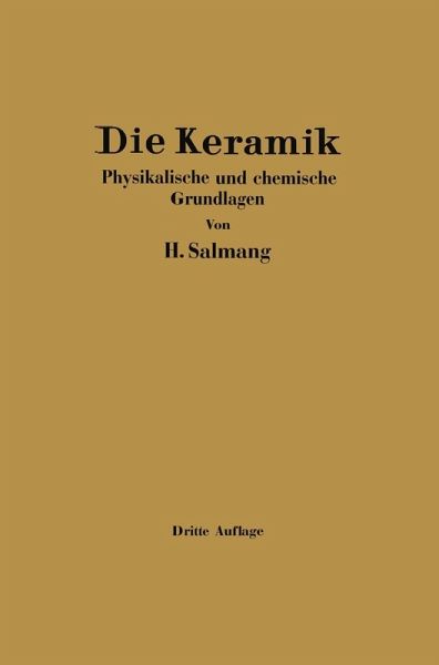 Die physikalischen und chemischen Grundlagen der Keramik (eBook, PDF) Die physikalischen und chemischen Grundlagen der Keramik (eBook, PDF)