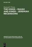 The Kings - Isaiah and Kings - Jeremiah Recensions (eBook, PDF)