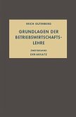 Grundlagen der Betriebswirtschaftslehre (eBook, PDF)