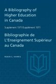 A Bibliography of Higher Education in Canada Supplement 1971 / Bibliographie de l'enseignement superieur au Canada Supplement 1971 (eBook, PDF)