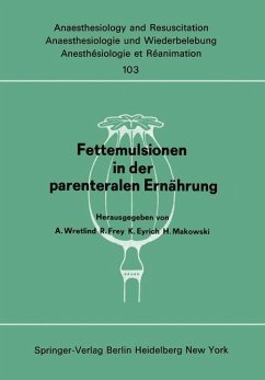Cover Fettemulsionen in der parenteralen Ernährung (eBook, PDF)