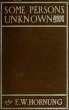 Some Persons Unknown (eBook, ePUB) - Bild 1