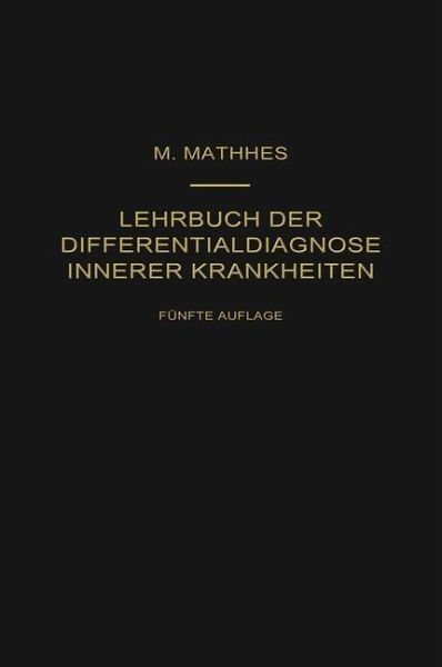 Lehrbuch der Differentialdiagnose innerer Krankheiten (eBook, PDF)