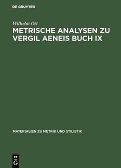 Cover Metrische Analysen zu Vergil Aeneis Buch IX (eBook, PDF)
