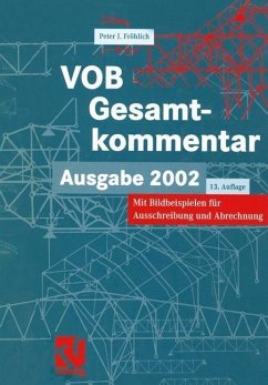 VOB Vergabe- und Vertragsordnung für Bauleistungen - Gesamtkommentar (eBook, PDF) - Fröhlich, Peter