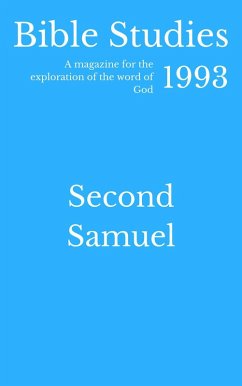 Bible Studies 1993 - Second Samuel (eBook, ePUB) - Press, Hayes