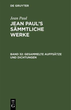 Cover Gesammelte Auffsätze und Dichtungen (eBook, PDF)