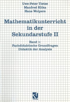 Mathematikunterricht in der Sekundarstufe II (eBook, PDF) - Tietze, Uwe-Peter; Klika, Manfred; Wolpers, Hans