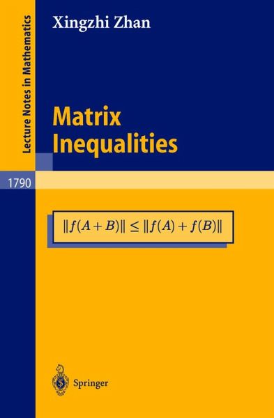 Matrix Inequalities (eBook, PDF)