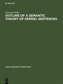 Cover Outline of a semantic theory of Kernel sentences (eBook, PDF)