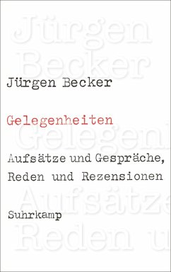 Gelegenheiten (eBook, ePUB) - Becker, Jürgen