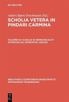 Scholia in Nemeonicas et Isthmionicas. Epimetrum. Indices (eBook, PDF)