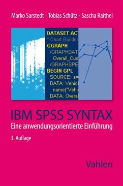 IBM SPSS Syntax (eBook, PDF) - Sarstedt, Marko; Schütz, Tobias; Raithel, Sascha