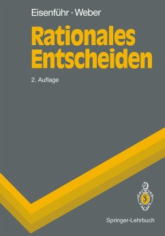 Rationales Entscheiden (eBook, PDF) - Eisenführ, Franz; Weber, Martin