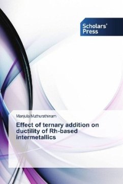 Effect of ternary addition on ductility of Rh-based intermetallics - Muthurathinam, Manjula