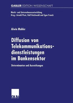 Cover Diffusion von Telekommunikationsdienstleistungen im Bankensektor (eBook, PDF)