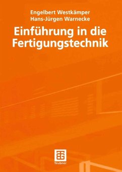 Einführung in die Fertigungstechnik (eBook, PDF) - Westkämper, Engelbert; Warnecke, Hans-Jürgen
