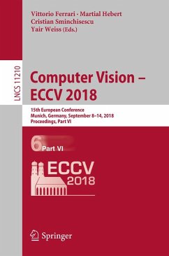 Cover Computer Vision - ECCV 2018 (eBook, PDF)