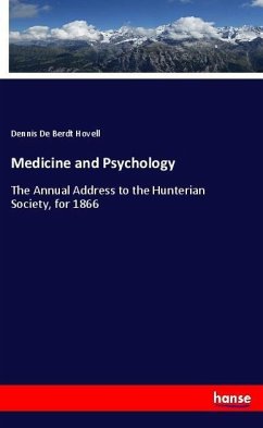 Medicine and Psychology - Hovell, Dennis De Berdt