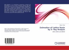 Estimation of Lattice Strain by X-Ray Analysis