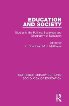 Cover Education and Society