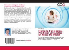 Memoria Fonológica, Predictor Lingüístico En Niños De Inicial