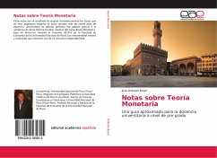 Notas sobre Teoría Monetaria - Ordinola Boyer, José