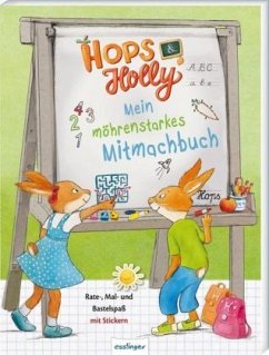 Cover Hops & Holly - Mein möhrenstarkes Mitmachbuch