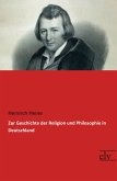 Zur Geschichte der Religion und Philosophie in Deutschland