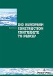 Did European Construction Contribute to... - Bild 1