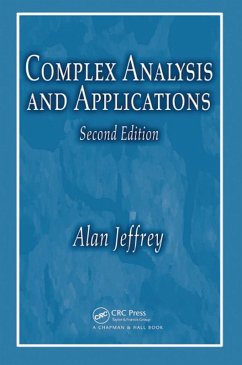 Complex Analysis and Applications (eBook, PDF) - Jeffrey, Alan