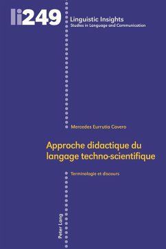Approche didactique du langage techno-scientifique (eBook, ePUB) - Mercedes Eurrutia Cavero, Eurrutia Cavero
