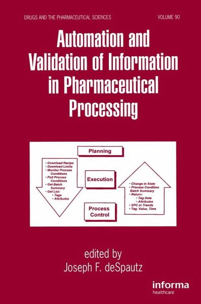 Automation and Validation of Information in Pharmaceutical Processing (eBook, PDF) Automation and Validation of Information in Pharmaceutical Processing (eBook, PDF)