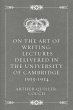 On the Art of Writing: Lectures... - Bild 1