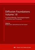 Diffusion Foundations Vol. 18 (eBook, PDF)