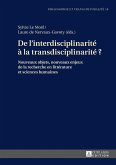 De l'interdisciplinarite a la transdisciplinarite ? (eBook, ePUB)