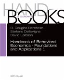 Handbook of Behavioral Economics - Foundations and Applications 1 (eBook, ePUB)