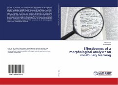 Effectiveness of a morphological analyser on vocabulary learning