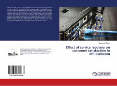 Effect of service recovery on customer satisfaction in ethiotelecom