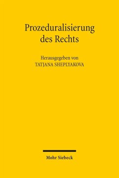 Cover Prozeduralisierung des Rechts (eBook, PDF)