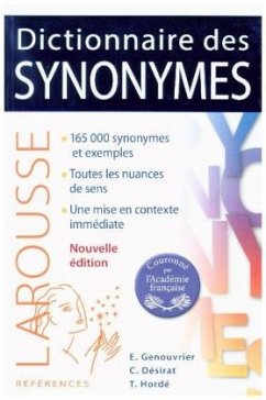 Larousse Dictionnaire des synonymes - Genouvrier, Emile;Desirat, Claude;Horde, Tristan